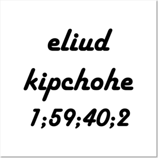 Eliud kipcohe Posters and Art